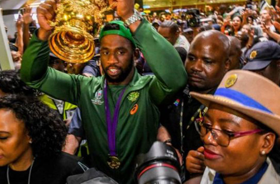 Springboks return as national heroes