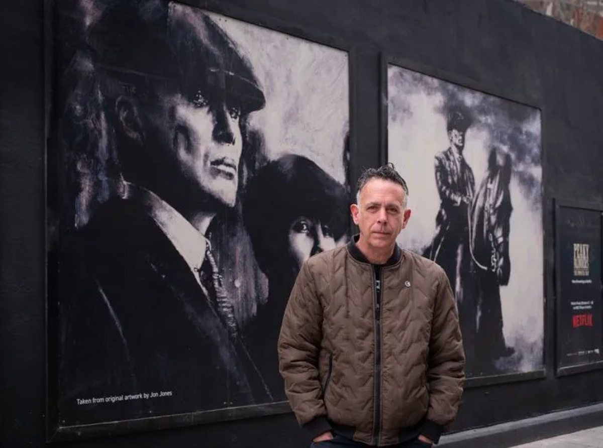 New look Peaky Blinders mural now on Hill Street, in Birmingham