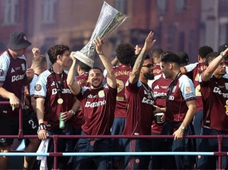 Villans take to the streets to celebrate return to European glory