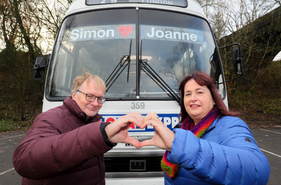 Special anniversary surprise for Whaley Bridge dam couple