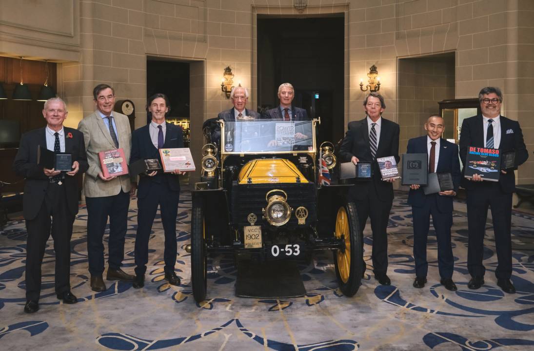 Ludvigsen’s masterpiece on high-performance engines wins coveted Royal Automobile Club Motoring Book of the Year
