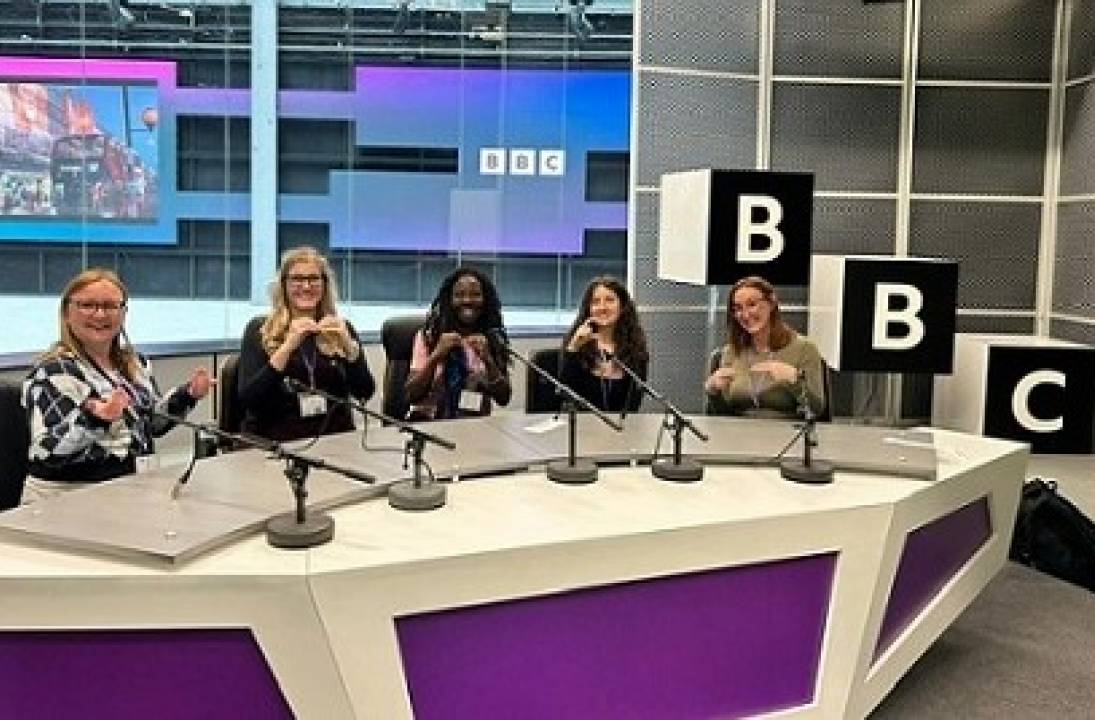 BA BSL Interpreting students conclude final year with BBC Wales visit