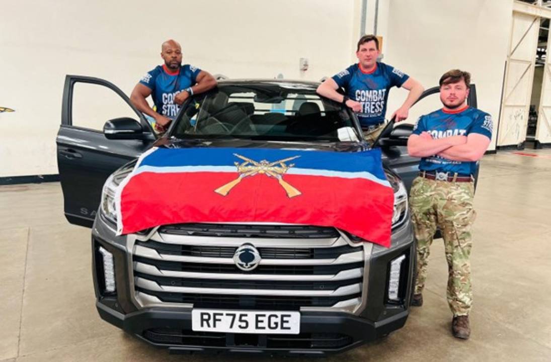KGM Motors UK supports RAF Regiment military personnel as Three Peaks Challenge raises funds for Combat Stress